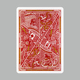 Blood Red Edition V3 Playing Cards by Joker and the Thief